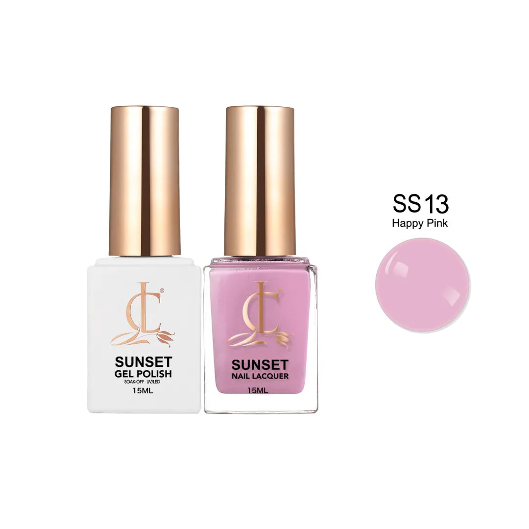 CLLAM Sunset Gel & Lacquer - SS13 Happy Pink