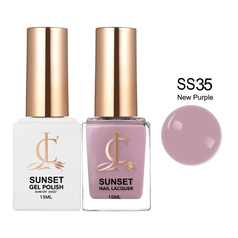 CLLAM Sunset Gel & Lacquer - SS35 New Purple