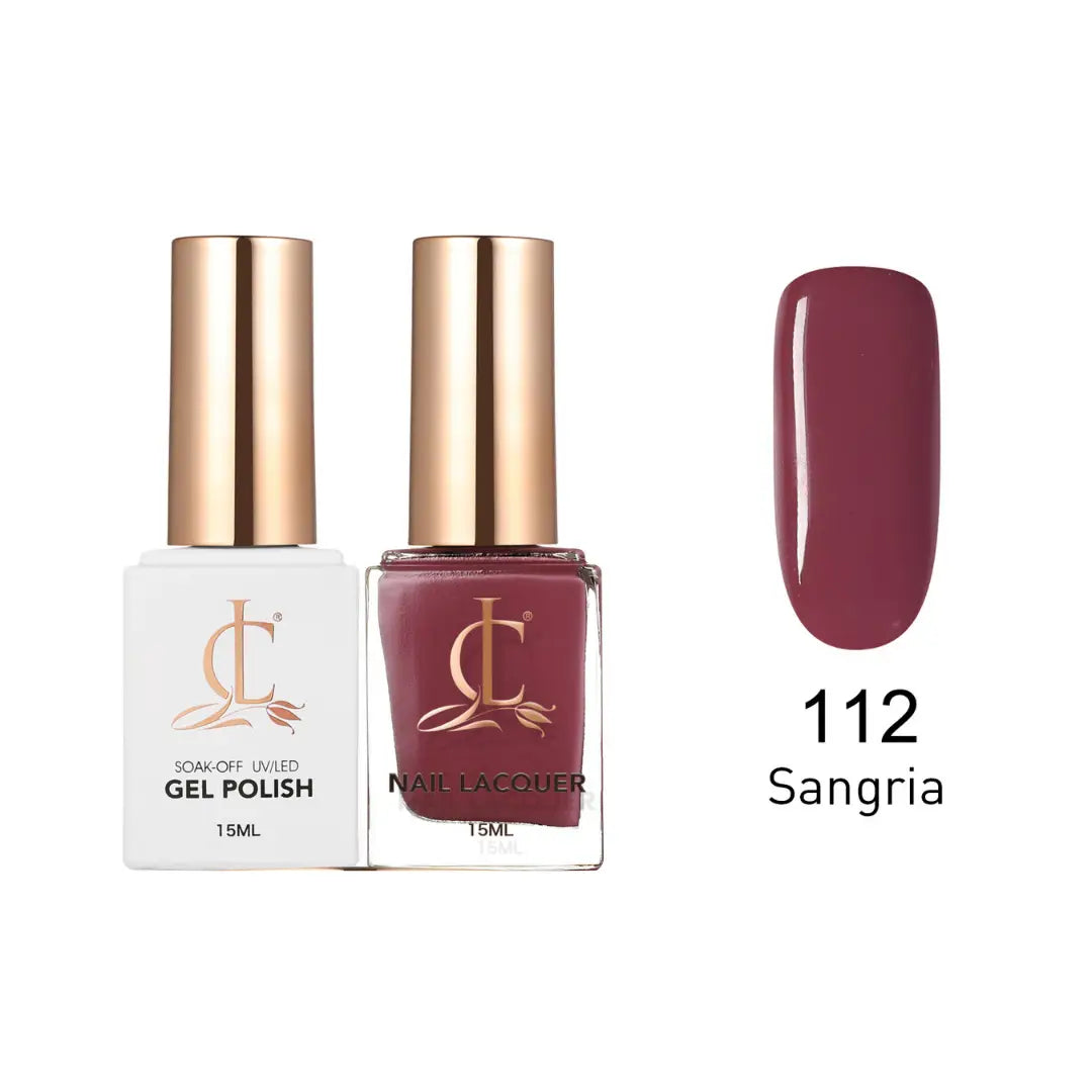 Cllam Gel & Laquer - 112 Sangria