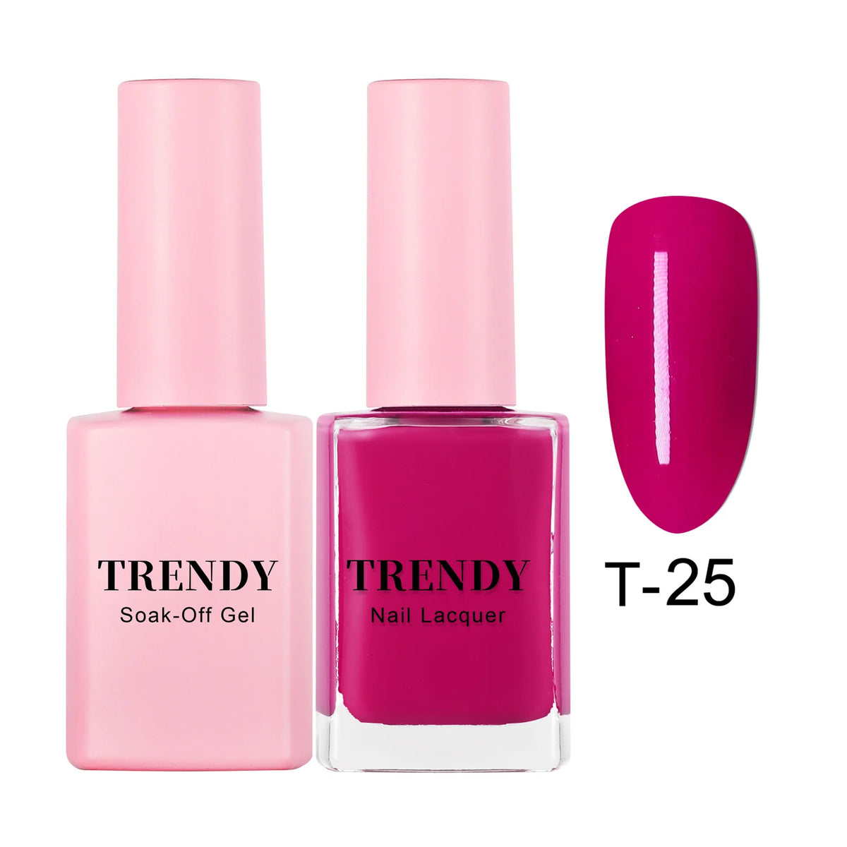 Trendy Gel & Lacquer - 25 Bordeaux