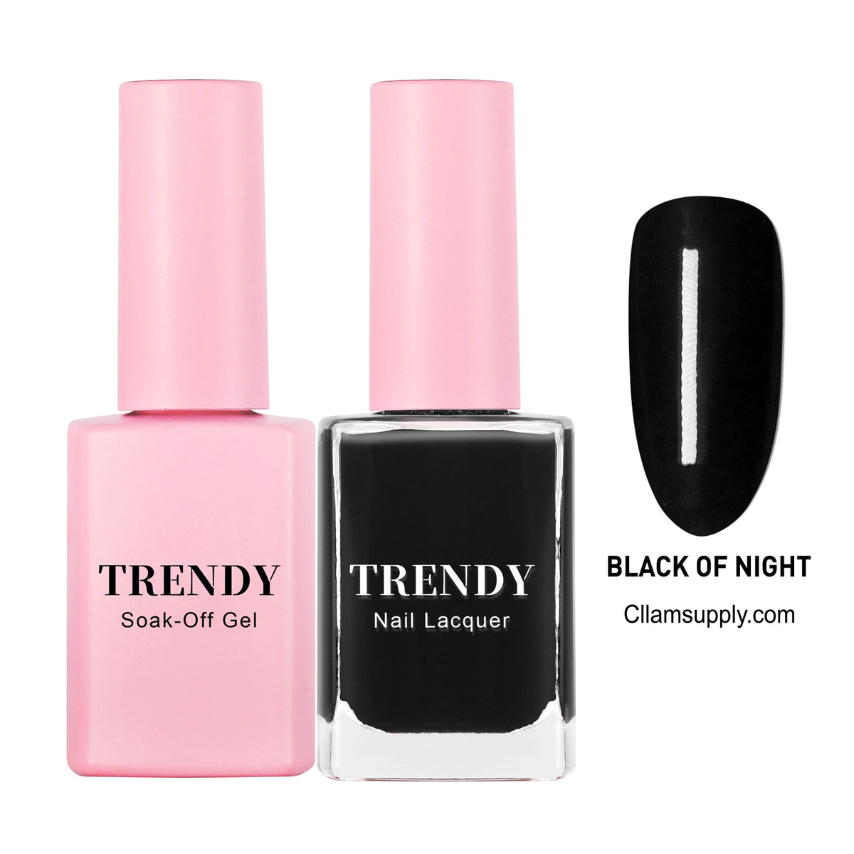 Trendy Gel & Lacquer - Black Of Night