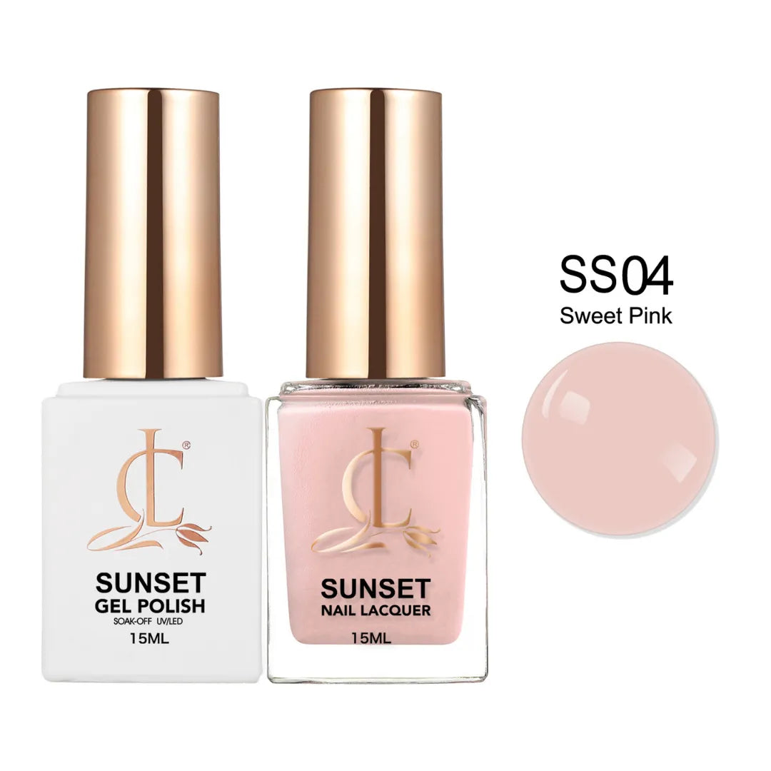 CLLAM Sunset Gel & Lacquer - SS04 Sweet Pink