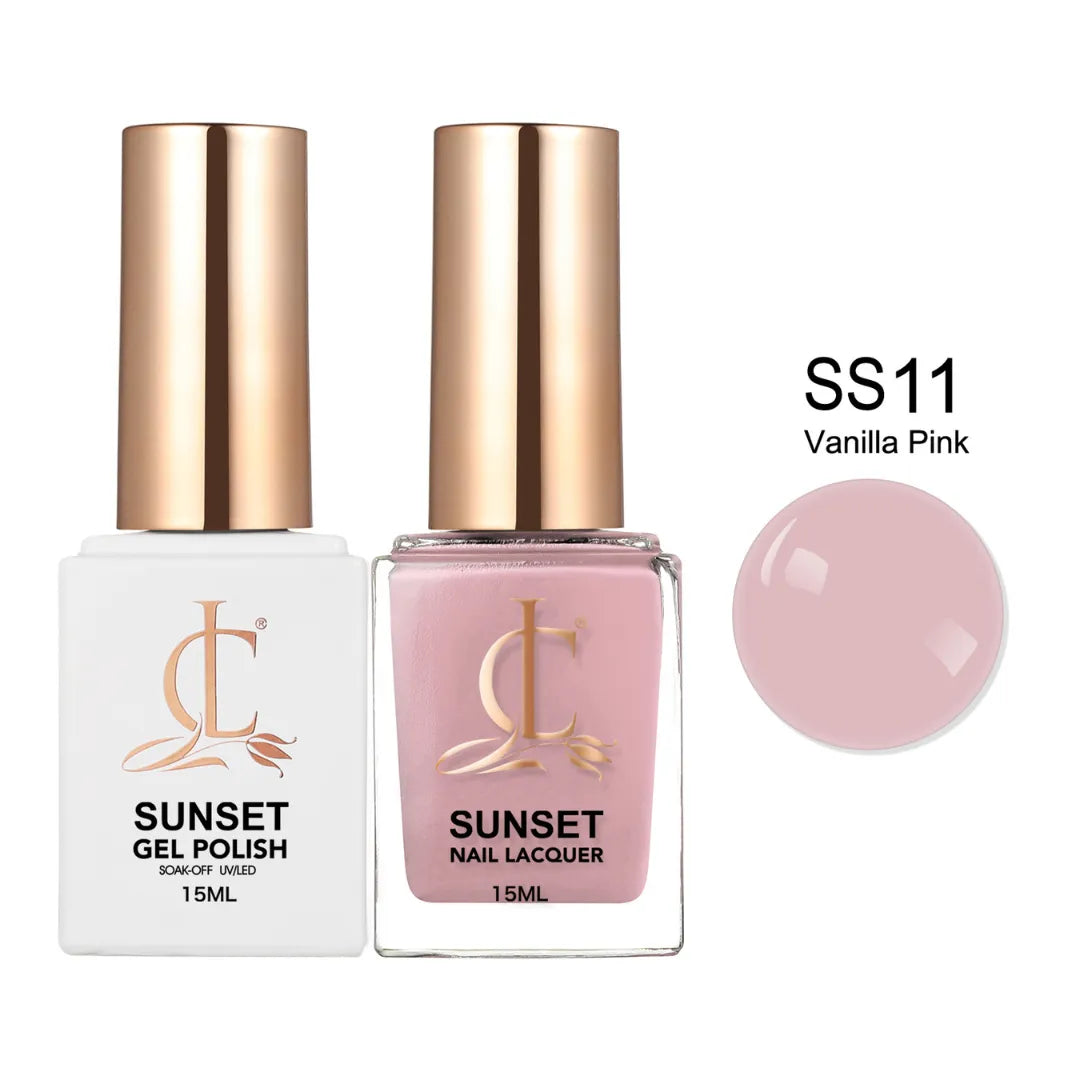 CLLAM Sunset Gel & Lacquer - SS11 Vanilla Pink