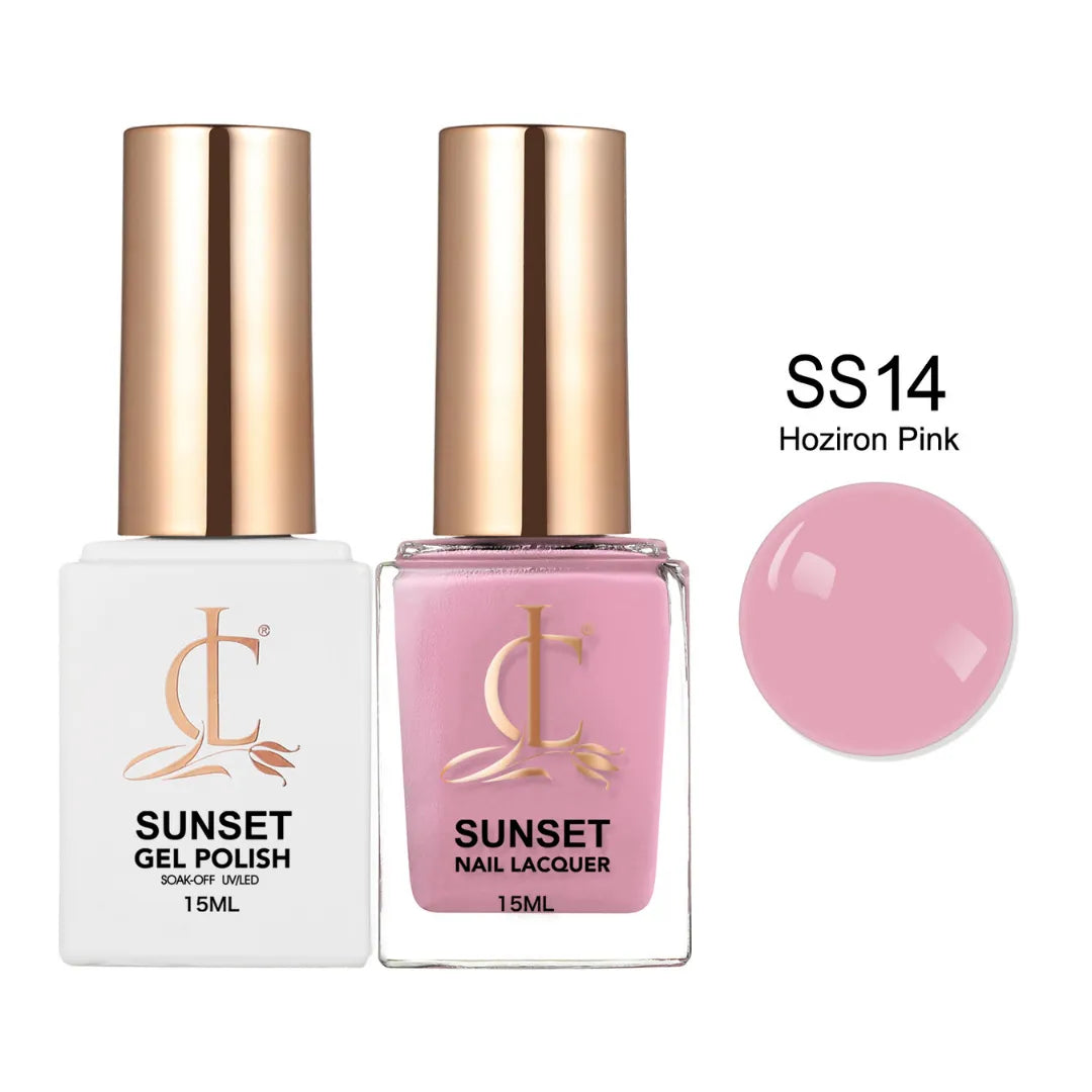 CLLAM Sunset Gel & Lacquer - SS14 Hoziron Pink