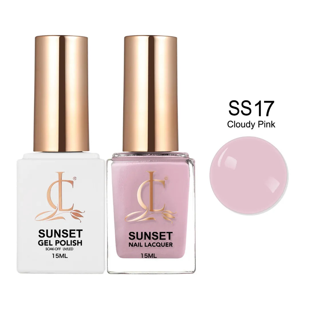 CLLAM Sunset Gel & Lacquer - SS17 Cloudy Pink