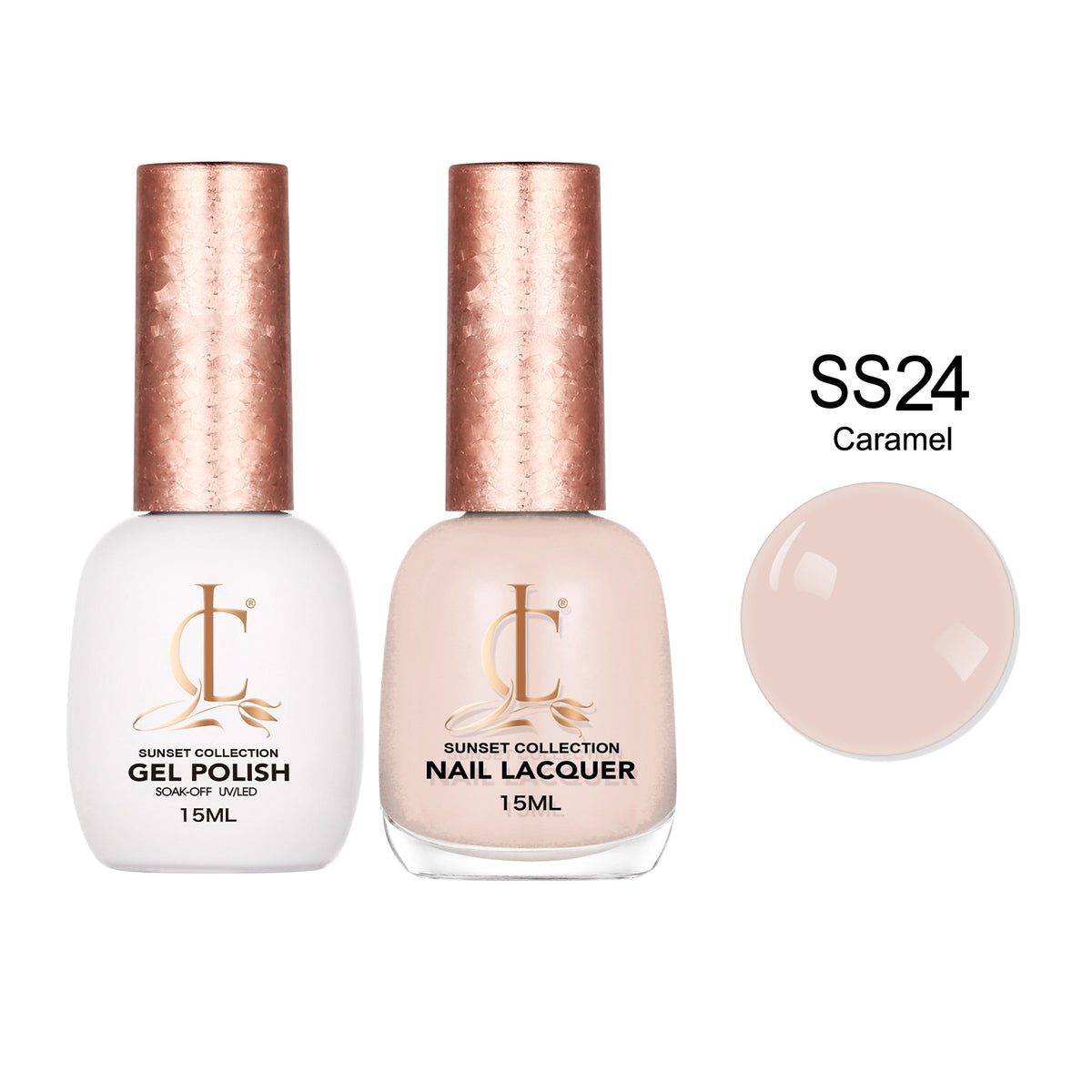 CLLAM Sunset Gel & Lacquer - SS24 Caramel