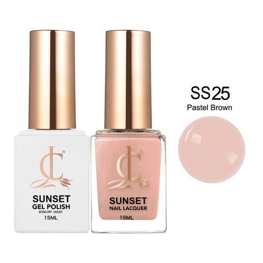 CLLAM Sunset Gel & Lacquer - SS25 Pastel Brown