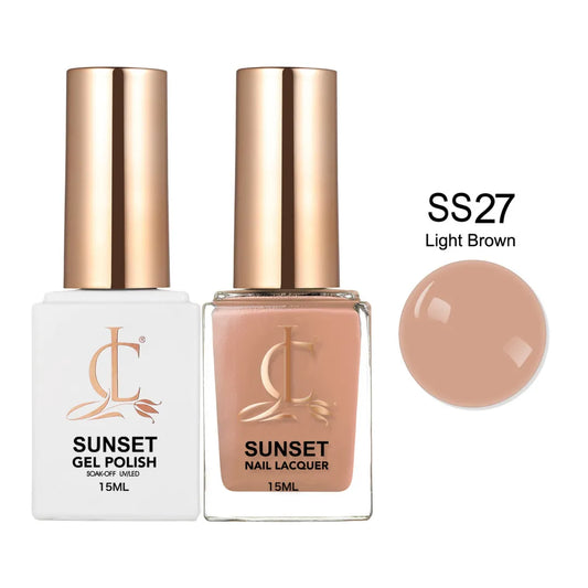 CLLAM Sunset Gel & Lacquer - SS27 Light Brown