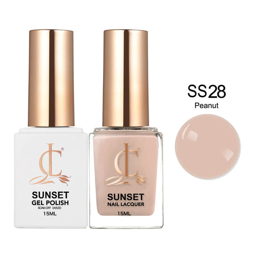 CLLAM Sunset Gel & Lacquer - SS28 Peanut