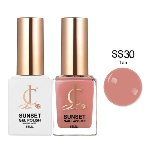CLLAM Sunset Gel & Lacquer - SS30 Tan