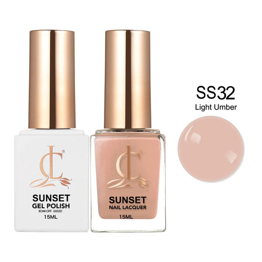 CLLAM Sunset Gel & Lacquer - SS32 Light Umber
