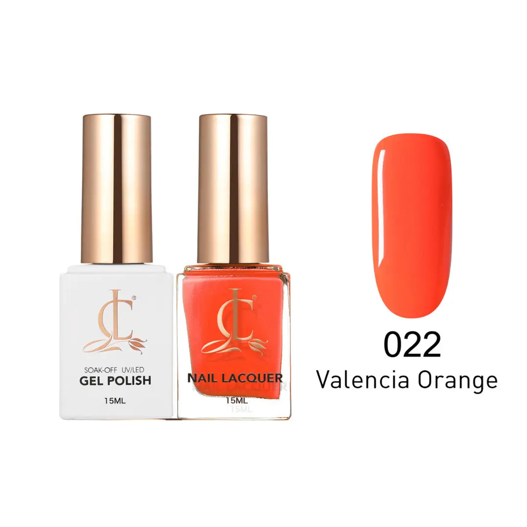 Cllam Gel & Laquer - 022 Valencia Orange