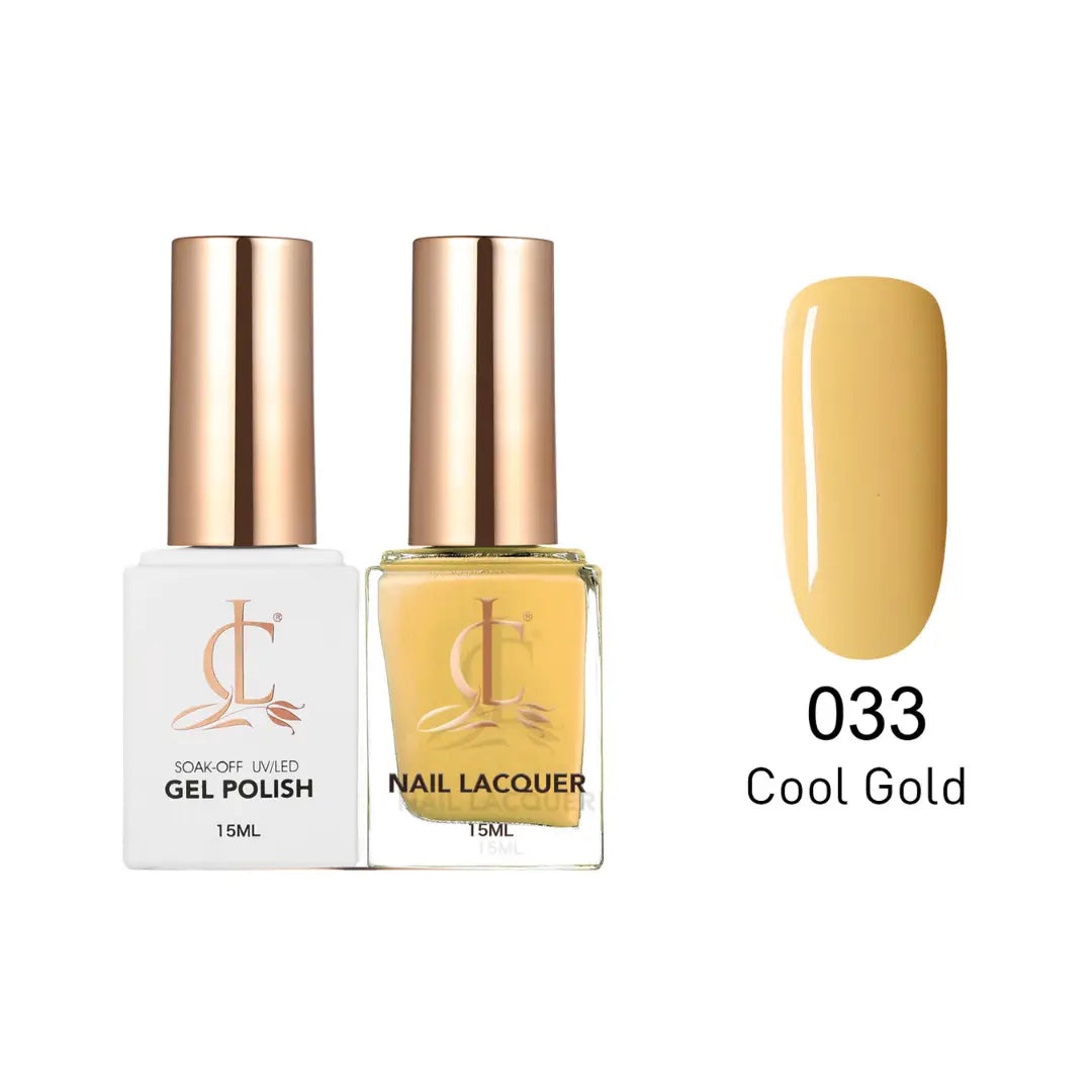 Cllam Gel & Laquer - 033 Cool Gold