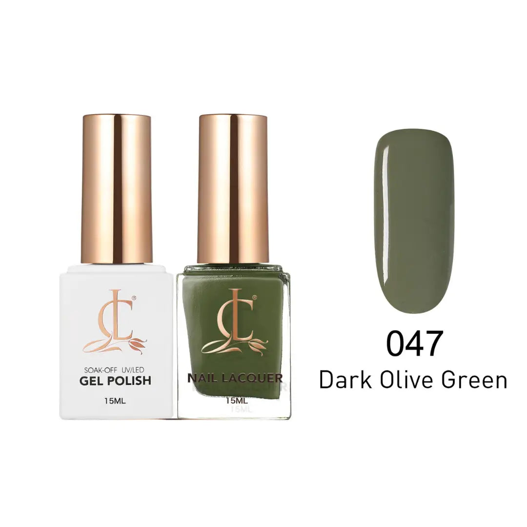 Cllam Gel & Laquer - 047 Dark Olive Green