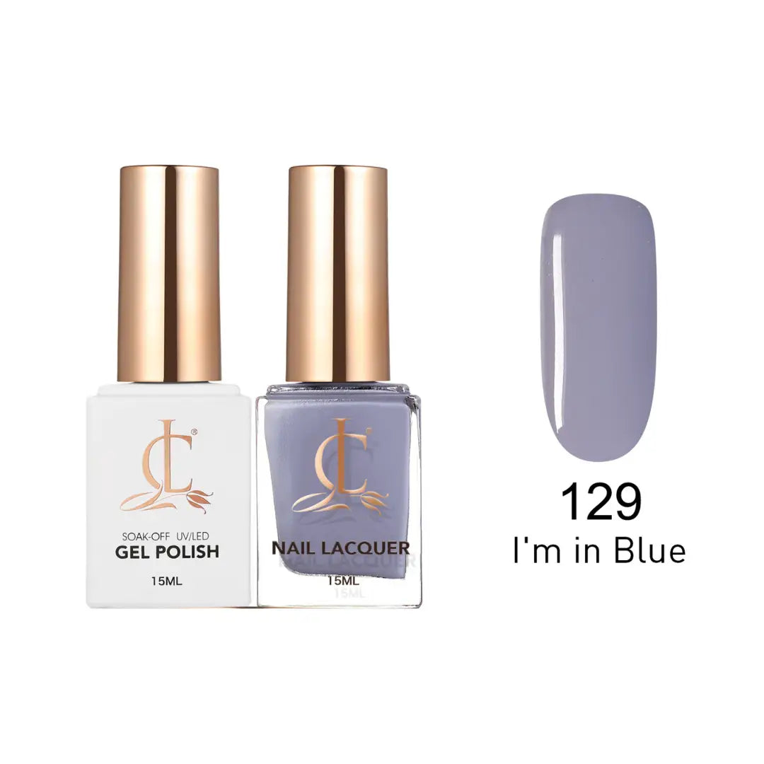 Cllam Gel & Laquer - 129 I'm In Blue