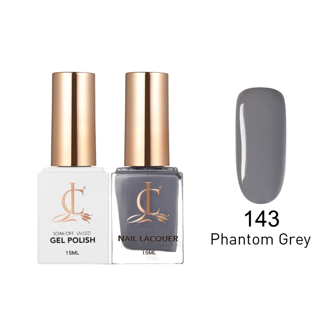 Cllam Gel & Laquer - 143 Phantom Grey