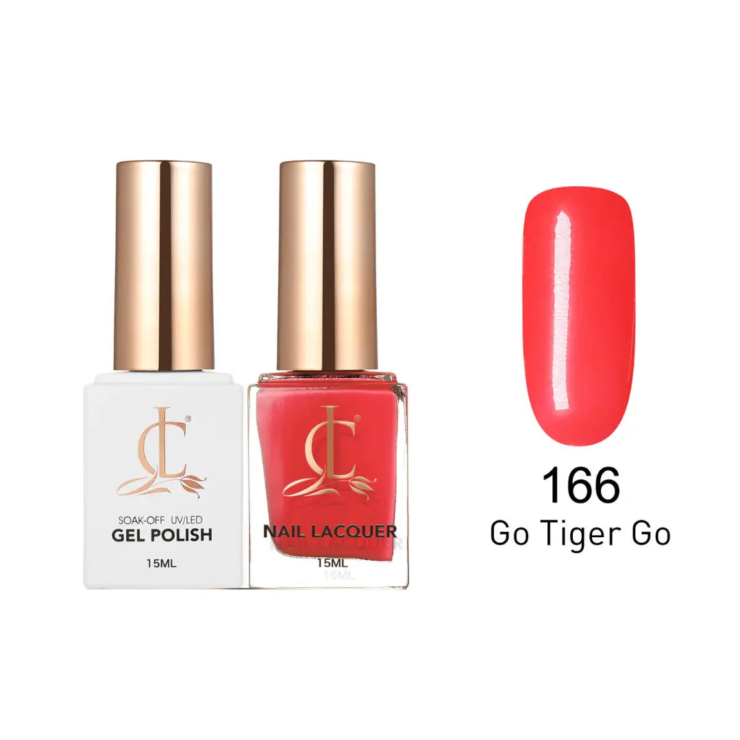 Cllam Gel & Laquer - 166 Go Tiger Go
