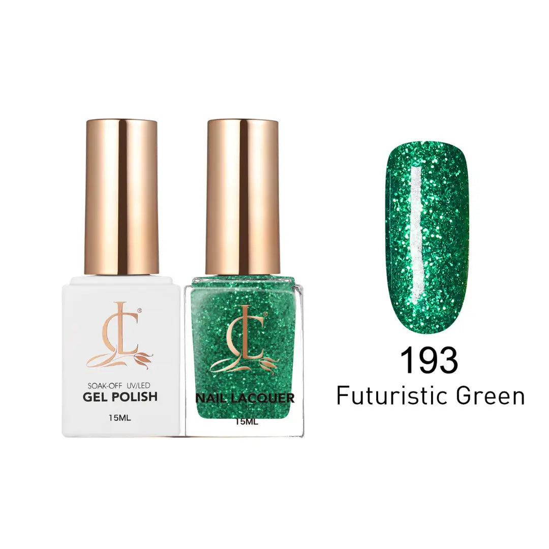 Cllam Gel & Laquer - 193 Futuristic Green