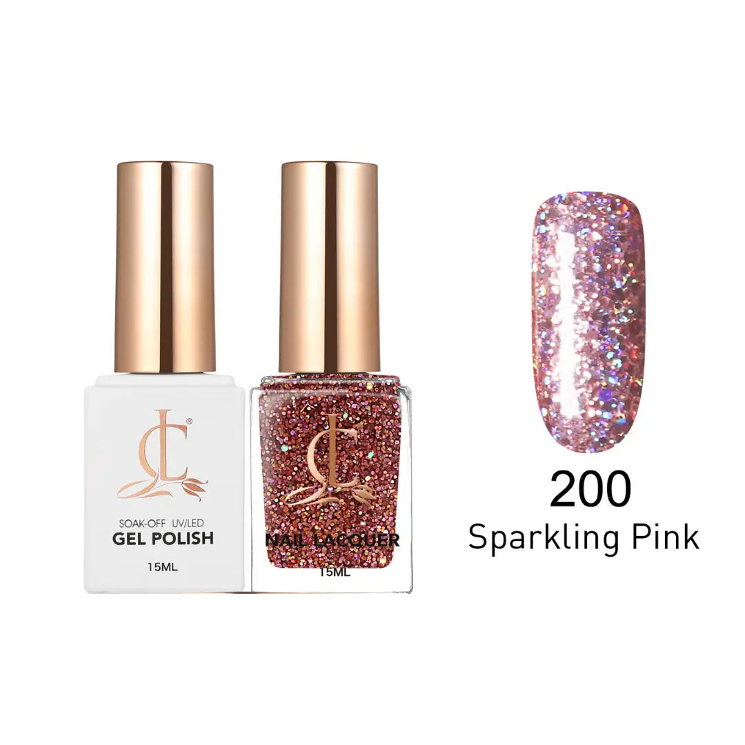 Cllam Gel & Laquer - 200 Sparkling Pink