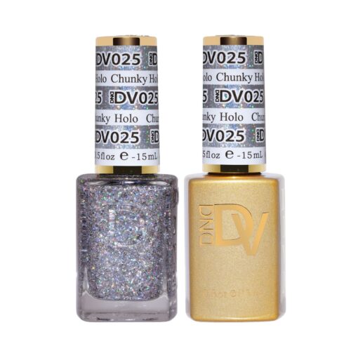 DIVA Duo Gel & Lacquer - 025 Chunky Holo