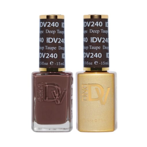 DIVA Duo Gel & Lacquer - 240 Deep Taupe