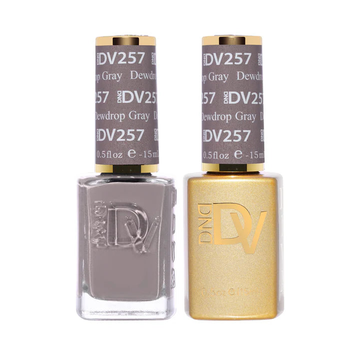 DIVA Duo Gel & Lacquer - 257 Dewdrop Gray
