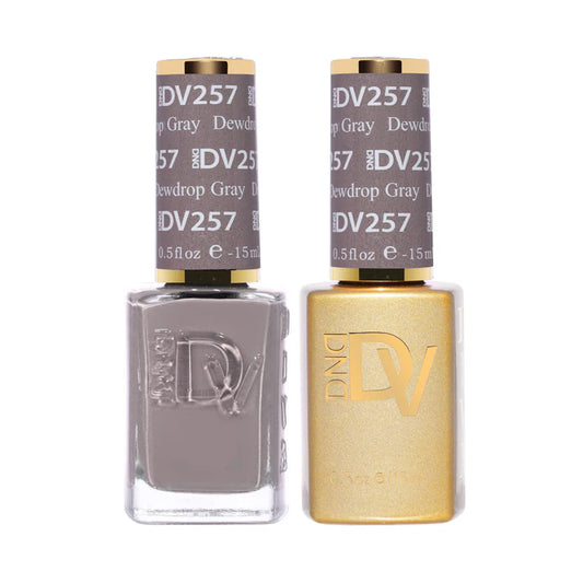 DIVA Duo Gel & Lacquer - 257 Dewdrop Gray