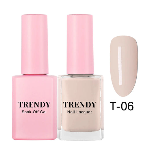 Trendy Gel & Lacquer - 06 Milk Tea