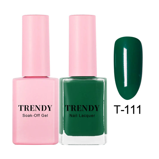 Trendy Gel & Lacquer - 111 Dark Green