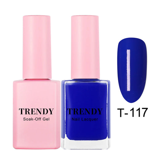 Trendy Gel & Lacquer - 117 Navy Black
