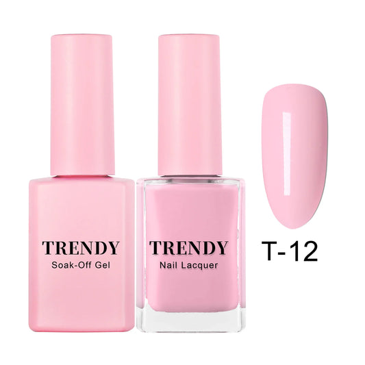 Trendy Gel & Lacquer - 12 Everything In Pink