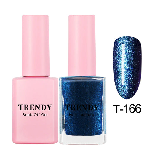 Trendy Gel & Lacquer - 166 Black Jack