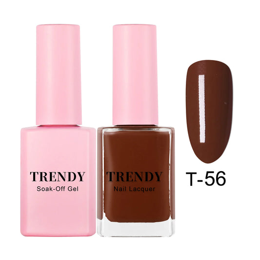 Trendy Gel & Lacquer - 56 Raisin Red