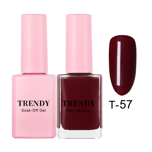 Trendy Gel & Lacquer - 57 Mysterious Black