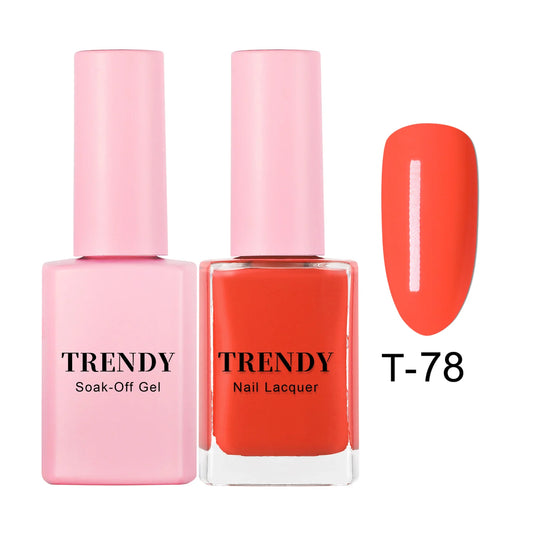 Trendy Gel & Lacquer - 78 Fire Orange