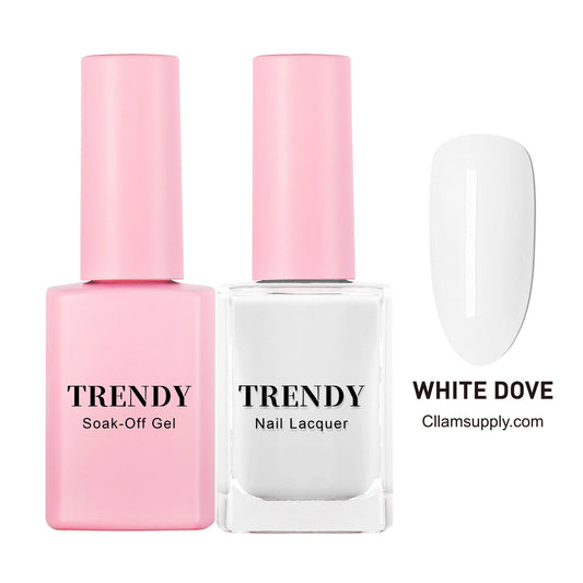 Trendy Gel & Lacquer - White Dove